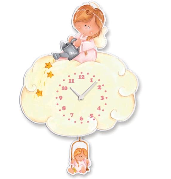 Picture of PINK ANGEL CLOCK
